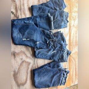 Stylish Blue Distressed Jeans Womens Size 16 Lot